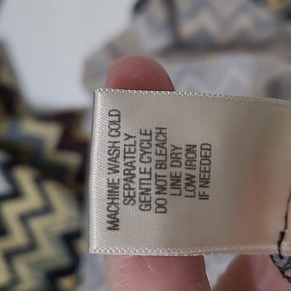 Emma & Michele Colorful Chevron Patterned Sleeveless Maxi Dress size 2X - Picture 6 of 8